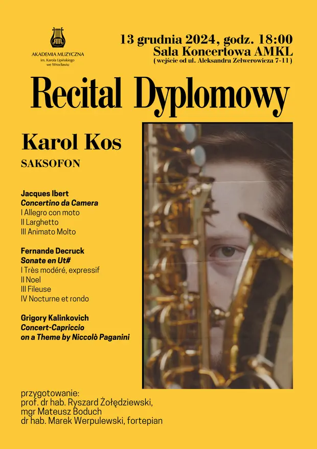 Recital Dyplomowy - Karol Kos
