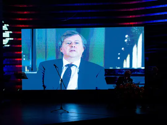 Film z gratulacjami nagrany przez prof. dra hab. Krzysztofa Jabłońskiego