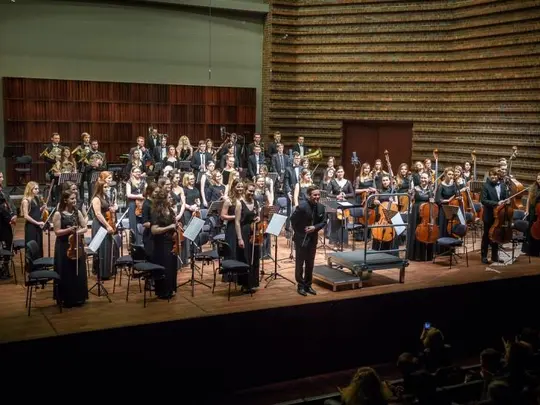Uczestnicy II Og&oacute;lnopolskiego Konkursu Student&oacute;w Dyrygentury im. Adama Kopycińskiego