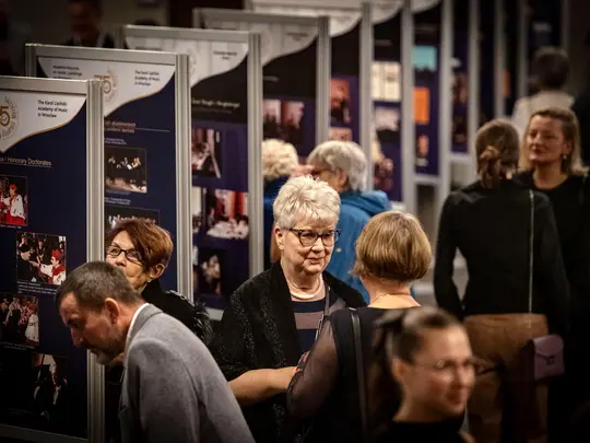 Guests gathered before the Extraordinary Jubilee Concert