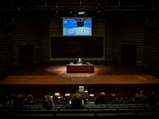 Prof. PhD Hab. Krystian Kiełb, Candidate for Rector of the Karol Lipiński Academy of Music in Wrocław for the 2024-2028 term, during his election speech