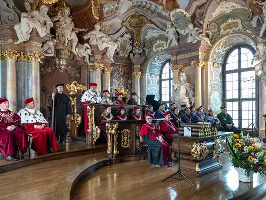 Ceremonial promotion of doctors and habilitated doctors of art from art schools in Wrocław