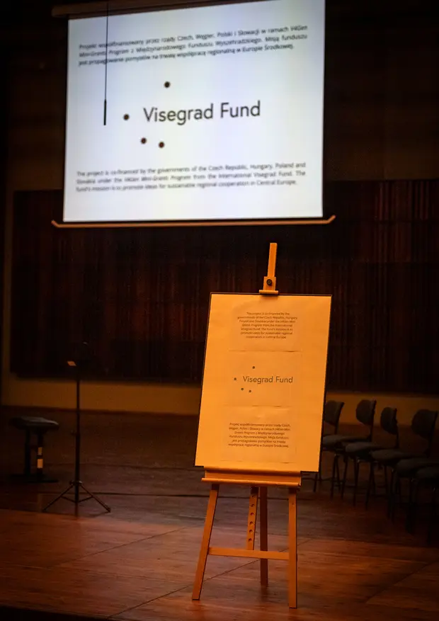 Koncert  Orkiestry WBB - projekt wsp&oacute;łfinansowany przez rządy Czech, Węgier, Polski i Słowacji w ramach V4Gen Mini-Grants Program z Międzynarodowego Funduszu Wyszehradzkiego