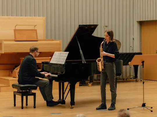 Concert of the Winners of the International Saxophone Competition at the Concert Hall of the Karol Szymanowski Primary and Secondary Music School in Wrocław