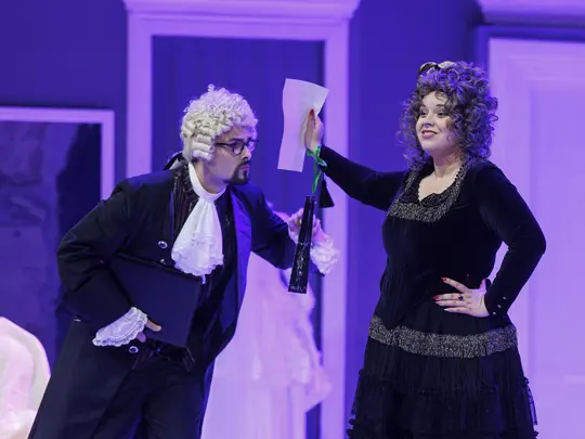 Katarzyna Mandla (Marcelina), Mikołaj Klyta (Bartolo)