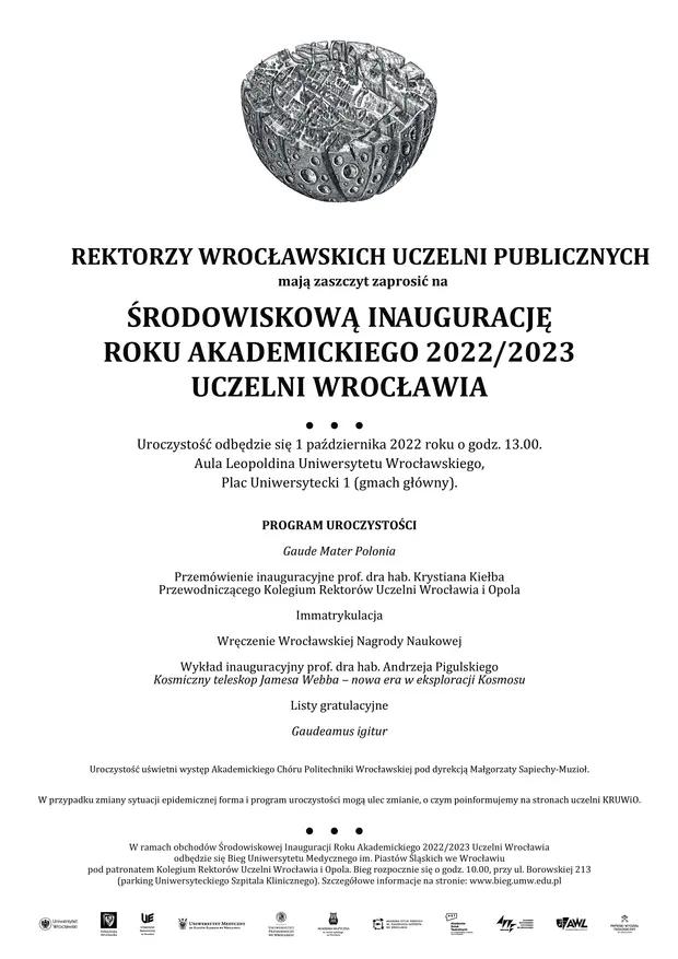 Środowiskowa Inauguracja Roku Akademickiego 2022/2023