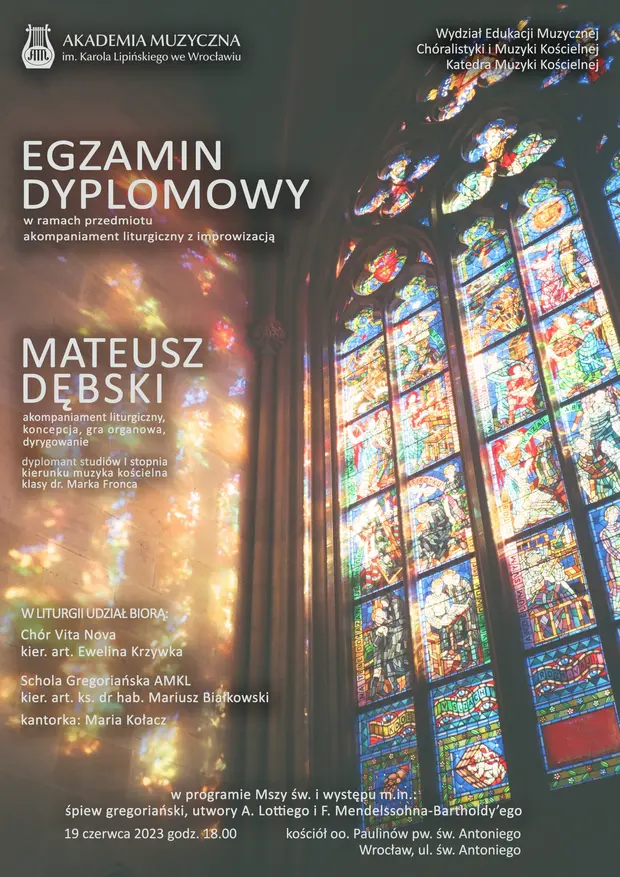 Egzamin Dyplomowy Mateusza Dębskiego