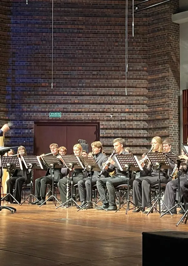 Orkiestra Dęta AMKL pod dyrekcją dr Piotra Bugaja