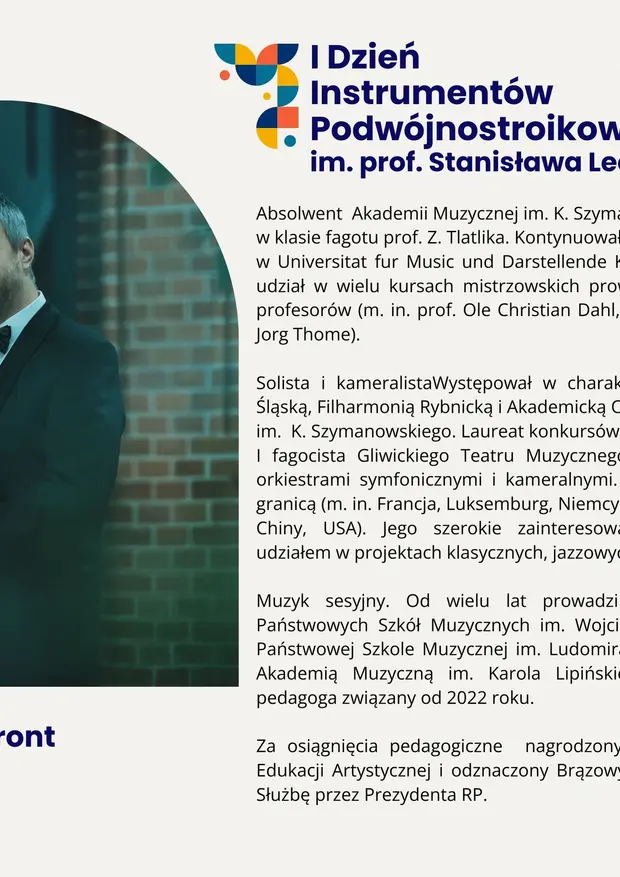 I Dzień Instrument&oacute;w Podw&oacute;jnostroikowych im. prof. Stanisława Lecha