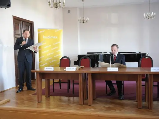 Laying the cornerstone for the construction of the concert and educational facility of the Karol Lipiński Academy of Music in Wrocław, September 26, 2011