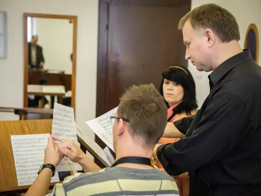 Volodymr Runchak - kurs mistrzowski 21-23.11.2012 akordeonowy, fot. Mariusz Mikołajczyk