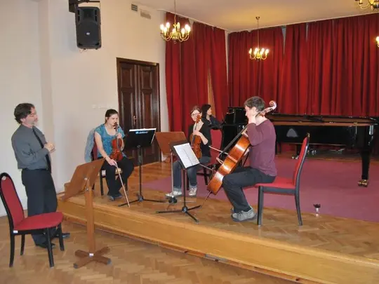 Evan Rothstein - kurs mistrzowski kameralistyka 10-12.12.2012, fot. Joanna Polak