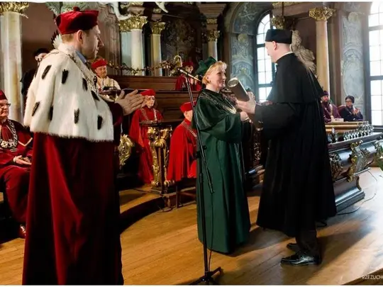 Uroczysta promocja, dr hab. Ryszard Żołędziewski