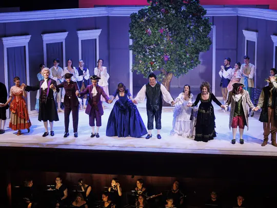 Daniel Babuśka (Basilio), Michał Zborowski (Gardener), Damian Szczepański (Count), Agnieszka Wilczewska (Countess), Wiktoria Nowacka (Susanna), Janusz Nosek (Figaro), Karolina Nosowska (Cherubin), Justyna Rodziewicz (Barbarina), Zuzanna Kłosiewicz (Marceli