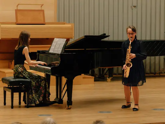 Concert of the Winners of the International Saxophone Competition at the Concert Hall of the Karol Szymanowski Primary and Secondary Music School in Wrocław