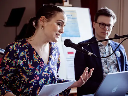 dr Katarzyna Dziewiątkowska i dr hab. Adam Porębski