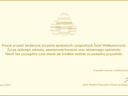 Życzenia Wielkanocne