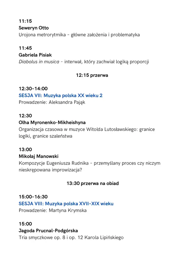 IX Studencka Konferencja Naukowa Wieloznaczność Dźwięku