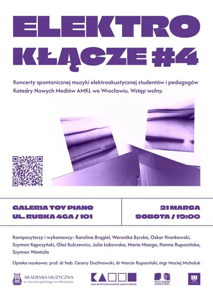 Koncert elektronicznej muzyki improwizowanej - Elektrokłącze 4