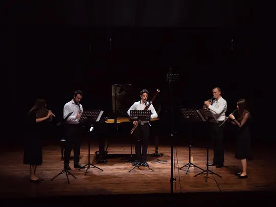 Anna Gąciarz &ndash; flet, Zuzanna Cecot &ndash; ob&oacute;j, Jakub Borowski &ndash; klarnet, Emilian Spychalski &ndash; waltornia, Karol Kuś &ndash; fagot