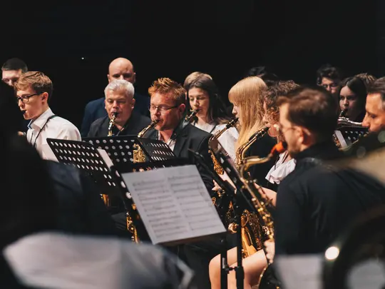 Participants of the Saxophone Orchestra of the European Saxophone Forum