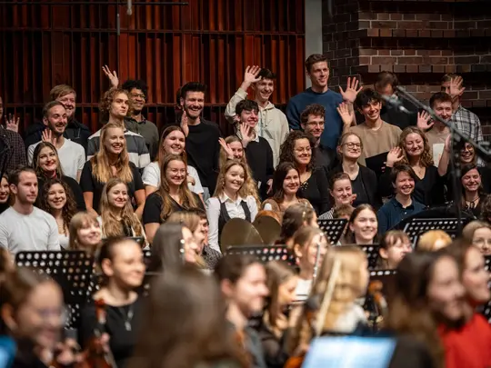 Academic Symphony Orchestra and the combined AMKL Choirs
