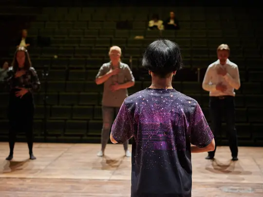 mgr Angelika Wolf wraz z uczestnikami warsztat&oacute;w prowadzonych w ramach II Międzynarodowej Konferencji Praca z ch&oacute;rem dziecięcym