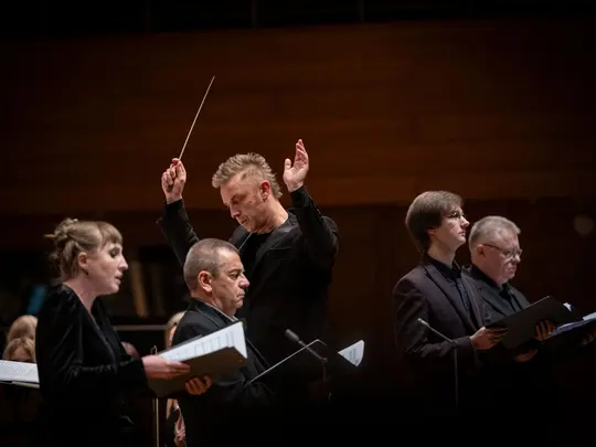 Akademicka Orkiestra Symfoniczna, dyrygent Wojciech Rodek, Olga Ksenicz - sopran, Piotr Łykowski - alt,  Dominik Kozłowski - tenor, Bogdan Makal - bas