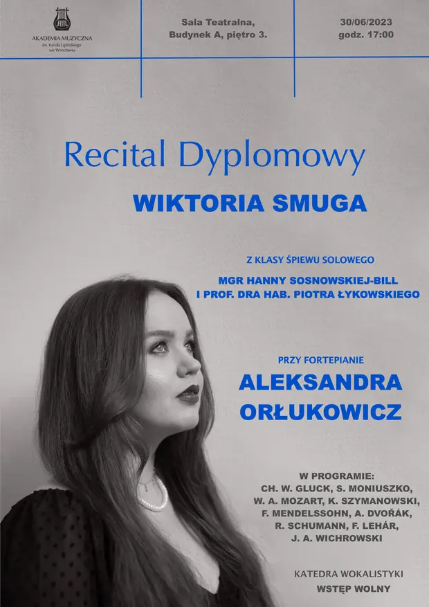 Recital Dyplomowy Wiktorii Smugi