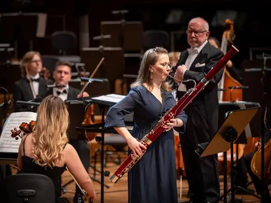 Katarzyna Zdybel-Nam - klarnet, Akademicka Orkiestra Symfoniczna