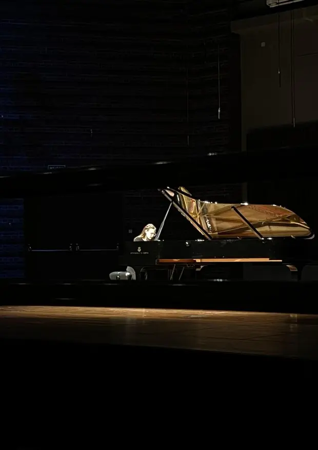 Występ Weroniki Dubiel podczas Niemiecko-polskiego koncertu fortepianowego