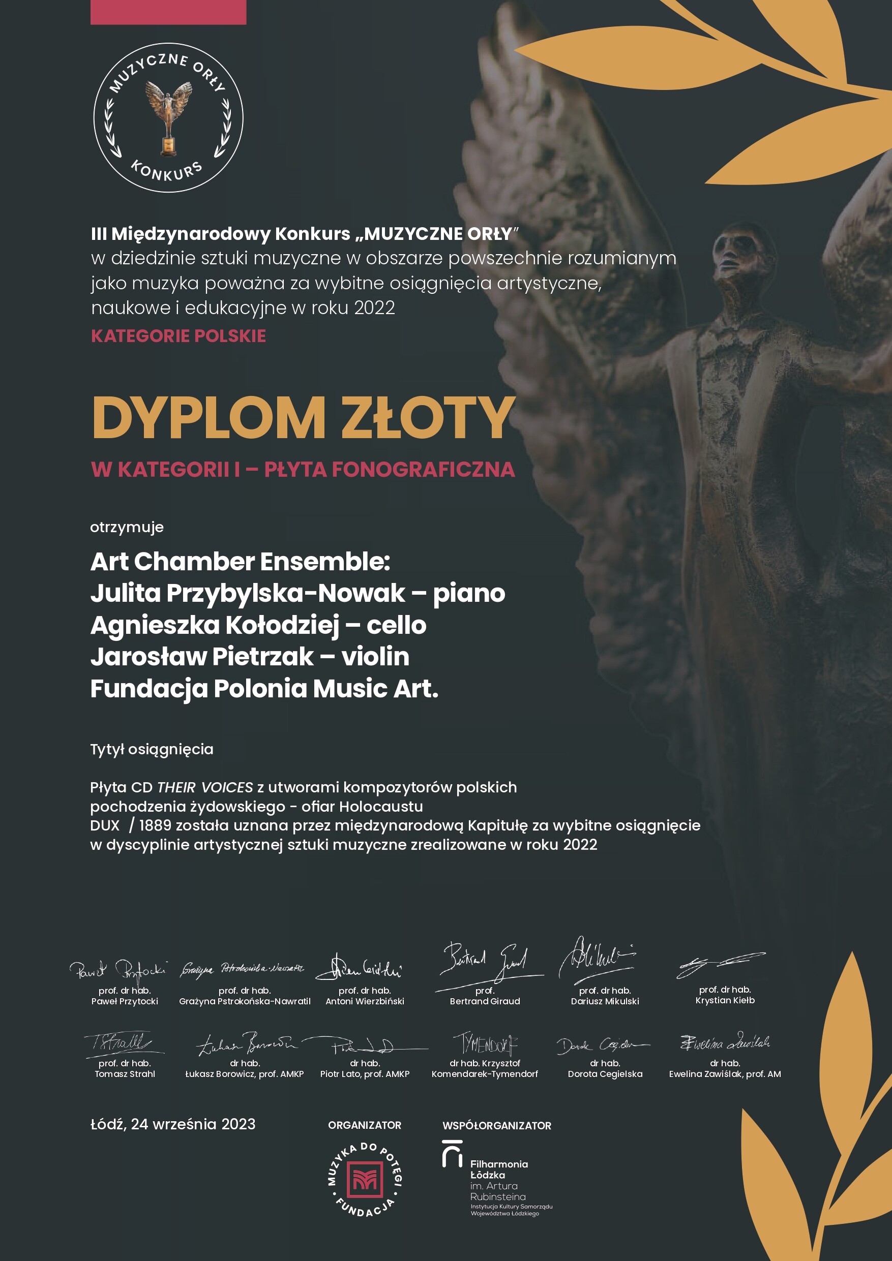 dr hab. Julita Przybylska-Nowak, prof. dr hab. Jarosław Pietrzak