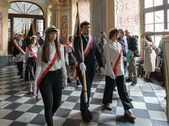 Uroczysty orszak akademicki