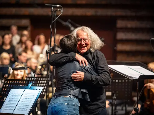 Maestro Marek Pijarowski oraz  prof. dr hab. Jolanta Szybalska-Matczak