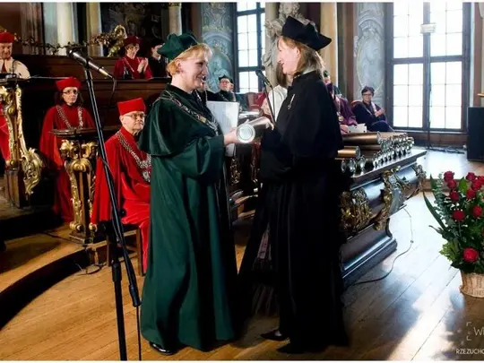 Promotion ceremony, Dr. Aleksandra Rupocińska