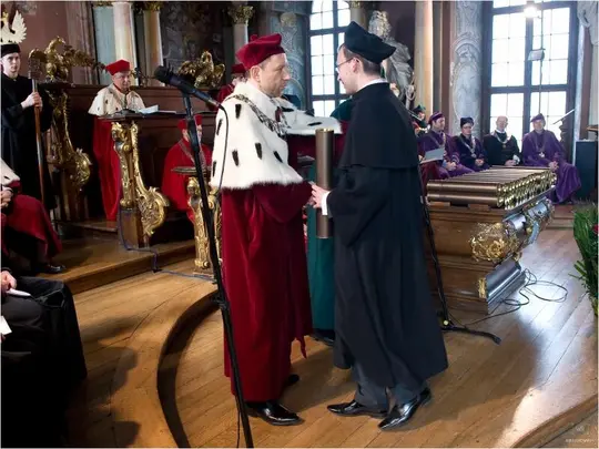 Uroczysta promocja, dr hab. Andrzej Ładomirski