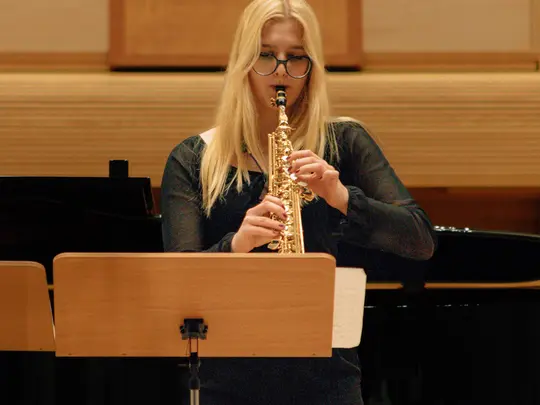 Concert of the Winners of the International Saxophone Competition at the Concert Hall of the Karol Szymanowski Primary and Secondary Music School in Wrocław