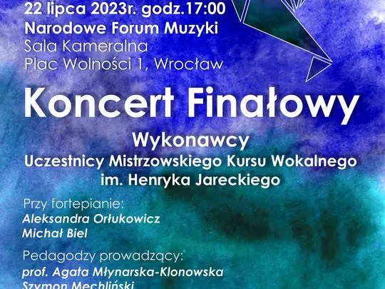III Mistrzowski Kurs Wokalny im. Henryka Jareckiego