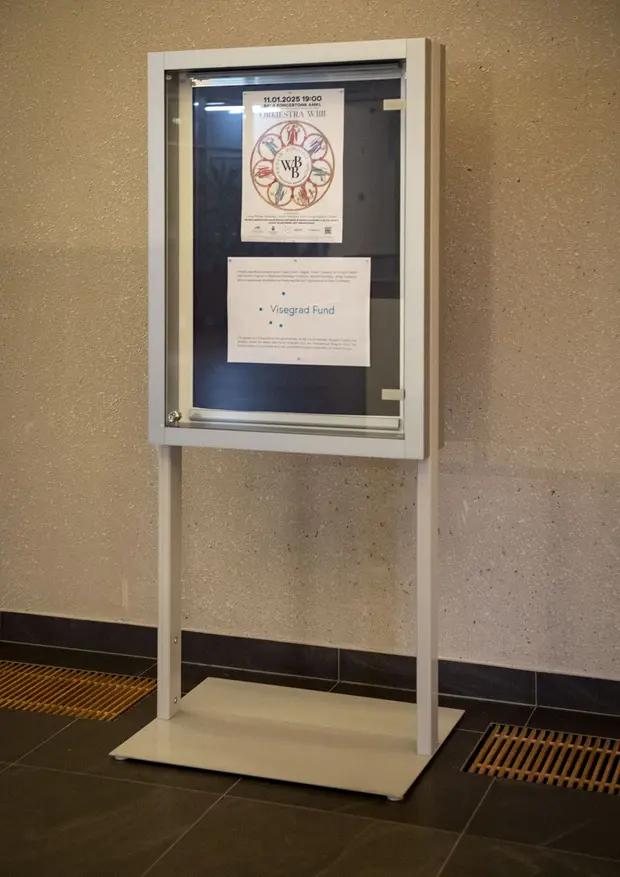 Koncert  Orkiestry WBB - projekt wsp&oacute;łfinansowany przez rządy Czech, Węgier, Polski i Słowacji w ramach V4Gen Mini-Grants Program z Międzynarodowego Funduszu Wyszehradzkiego