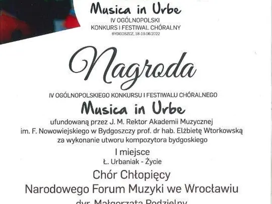 MusicaInUrbe2022 I miejsce za wykonanie utworu kompozytora bydgoskiego.jpg