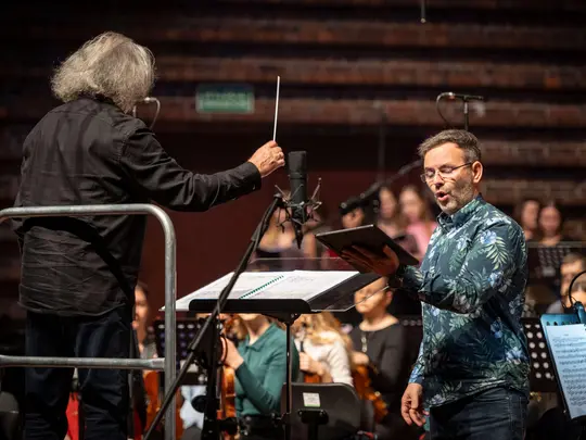 Maestro Marek Pijarowski and Mariusz Godlewski