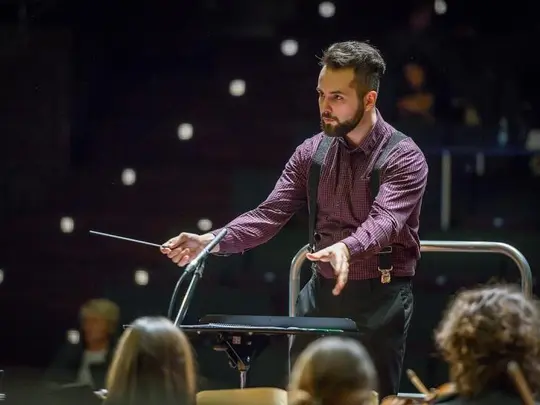 Uczestnicy II Og&oacute;lnopolskiego Konkursu Student&oacute;w Dyrygentury im. Adama Kopycińskiego