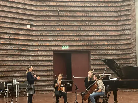 Master Class in Chamber Music with Dr. Agata Szymczewska