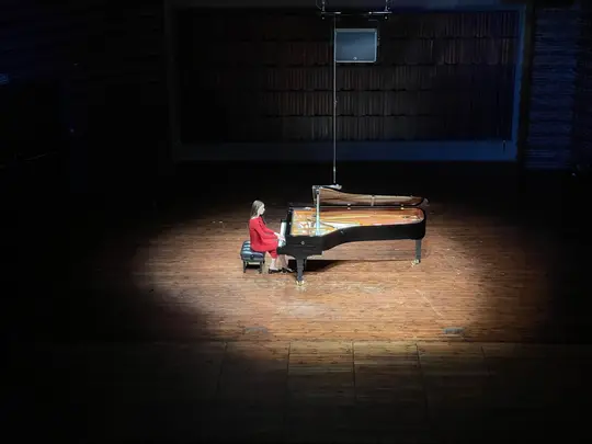 Występ Amelii Jankowskiej podczas Niemiecko-polskiego koncertu fortepianowego
