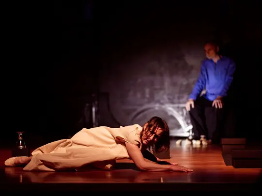 Music and movement performance entitled "Nourish Yourself with Drops of Frankincense and Cardamom Juice"