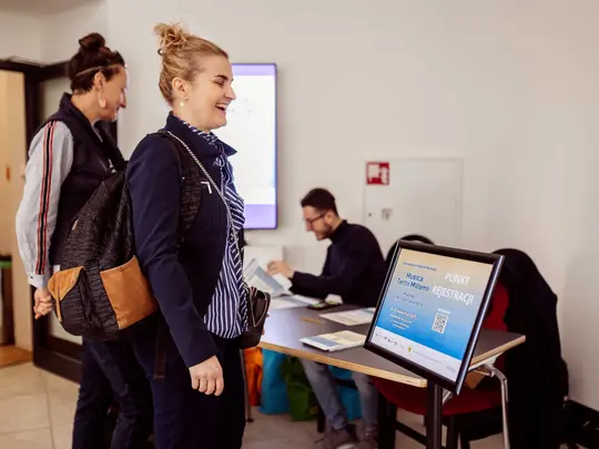 Punkt rejestracji uczestnik&oacute;w konferencji