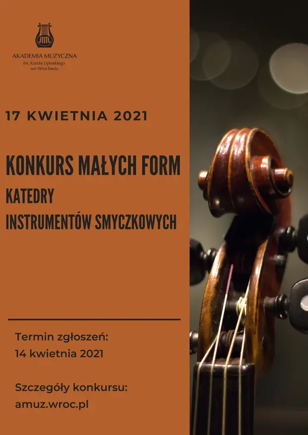 Konkurs Małych Form Katedry Instrument&oacute;w Smyczkowych