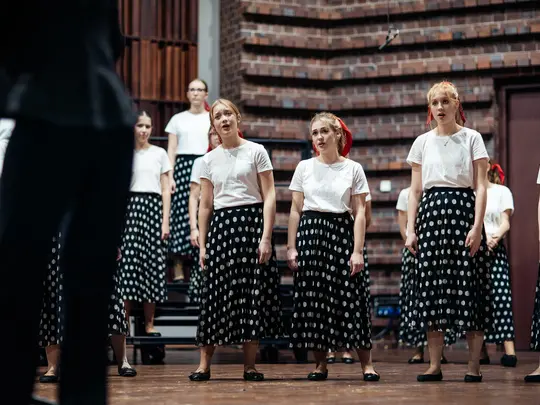 The girls' choir of the National Music Centre in Wrocław