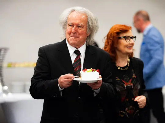 Prof. dr hab. Marek Pijarowski wraz z małżonką Panią Emilią Pijarowską