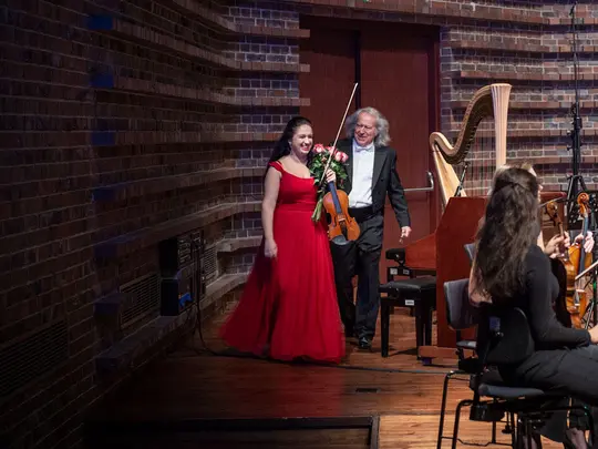 Sara Dragan and Maestro Marek Pijarowski